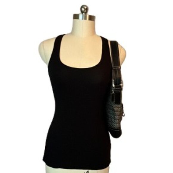 Coach Signature Mini C Black Jacquard & Leather Convertible Crossbody Bag NWOT - Picture 8 of 8